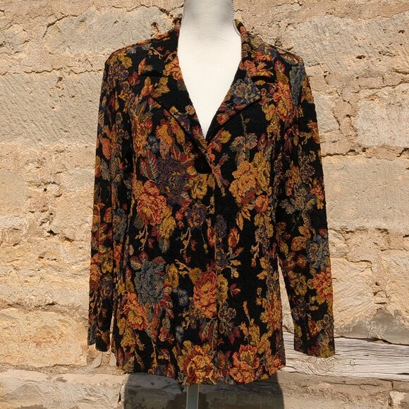 Chico's Jackets & Blazers - Chico's Women's Blazer Style Light Jacket Floral